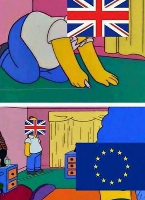 Brexit humor Simpson